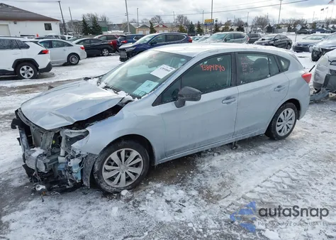 2018 Subaru Impreza 2.0I from USA, damaged, VIN 4S3GTAA69J3727121